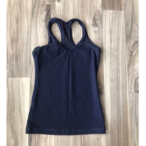 lululemon athletica Tops - Lululemon Navy Racerback Tank